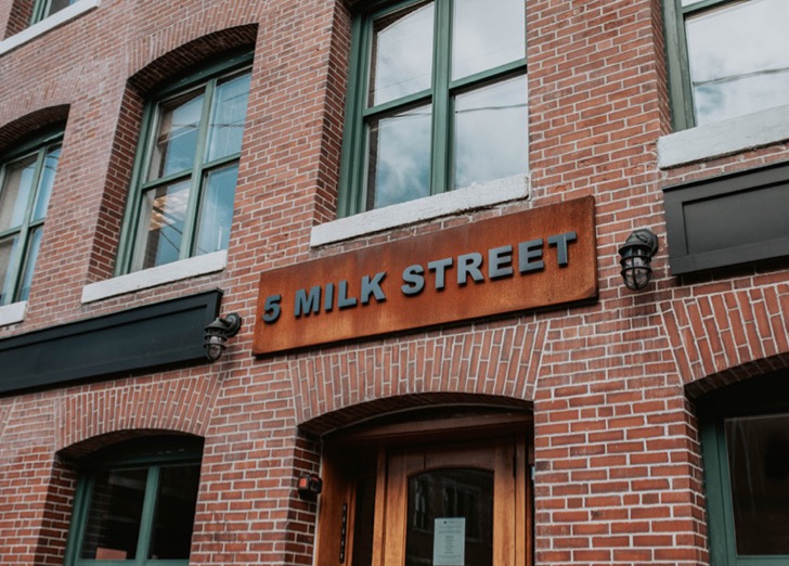 Exterior of 5 Milk Street, Portland Webworks office building