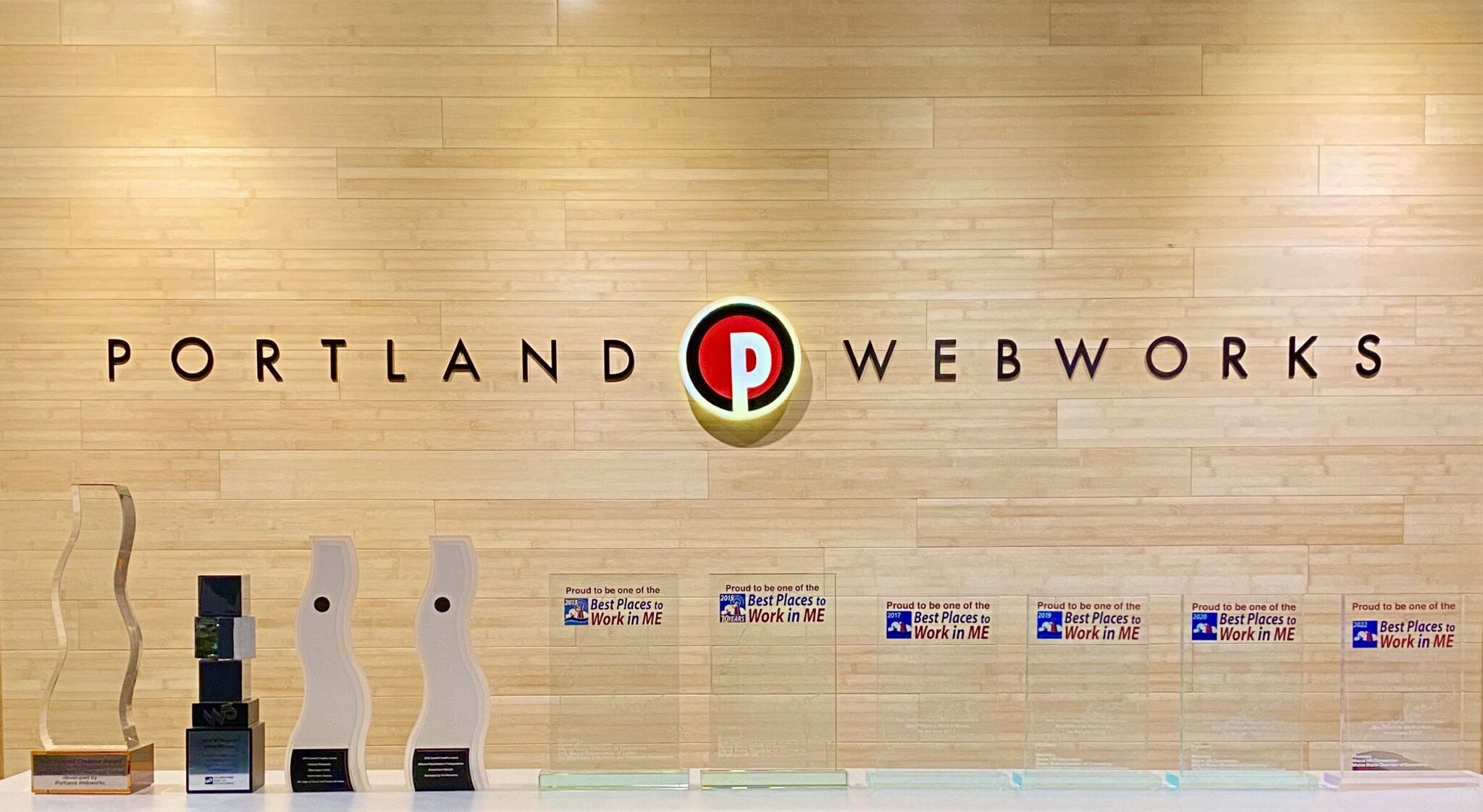 Sixth Best Places to Work Award Portland Webworks