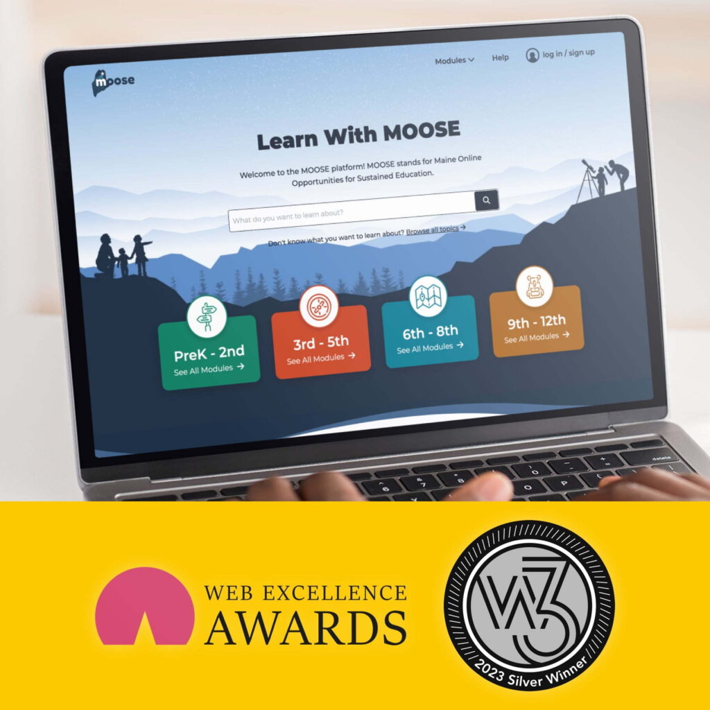 Maine Department of Education's Learn with Moose awards