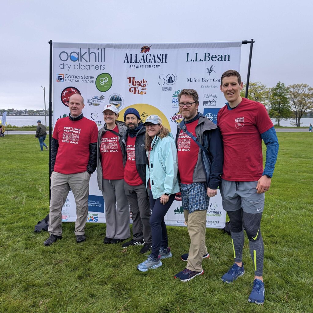 PWW team members at the Maine Needs Walk