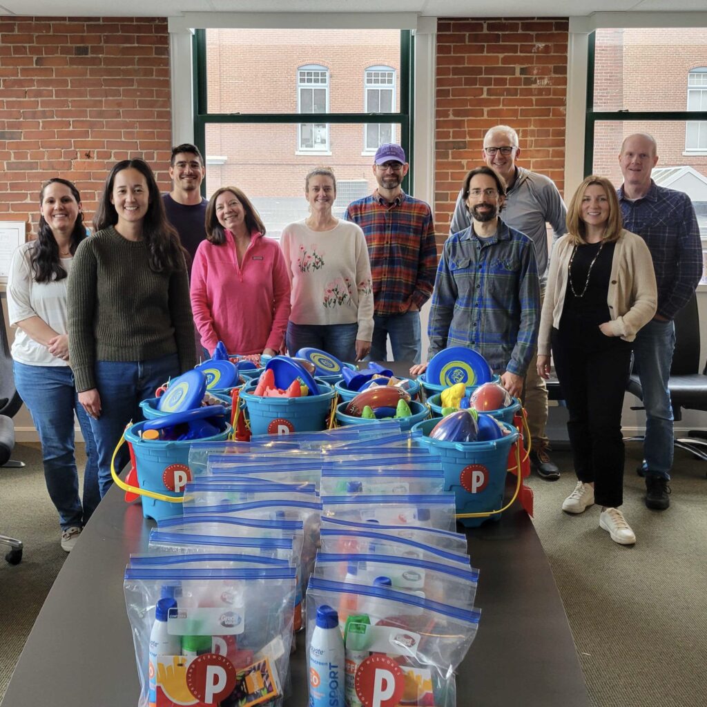PWW team members and donations for Maine Needs