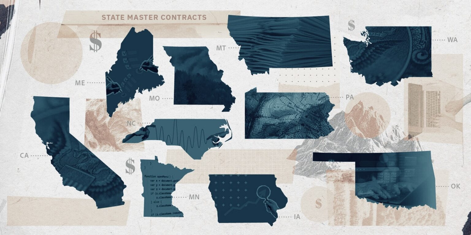 Outlines of States where GWW has Master Contracts